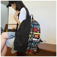 Balo đi học Xinh Xinh phối màu cá tính độc đáo giá rẻ, cặp sách cho nam nữ sinh viên các cấp cỡ lớn
