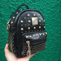 Balo đinh vàng mini đeo chéo và vai đc luôn ạ