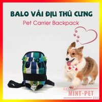 Balo Địu chó mèo, thú cưng - Địu vải cho chó, mèo, thú cưng #MintPet