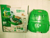Balo đồ chơi gara ô tô