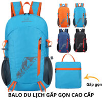 Balo du lịch gấp gọn siêu nhẹ chống thấm nước cao cấp