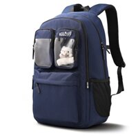 Balo du lịch Mr Vui 984 rộng rãi và rất nhẹ, có nhiều ngăn phụ, phù hợp đi học đi làm hoặc đi chơi( kt 49 x 31 x 18 cm)