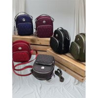 BaLô Dù Mini + Túi Đeo chéo 2 trong 1 nhiều ngăn quãng châu