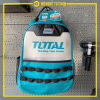 Balo đựng đồ nghề đeo lưng đa năng nhiều ngăn TOTAL THBP0201 balo đựng máy tính, dụng cụ, phụ kiện, đồ nghề, máy móc