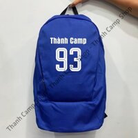 Balo Đựng Giày Đá Bóng Giá Rẻ Xanh + In Tên Số