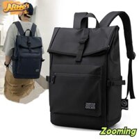 Balo đựng máy tính xách tay du lịch ZOOMING, Ba lô công sở nam Nylon chống mài mòn, Túi đi học dành cho sinh viên dung tích lớn thông thường