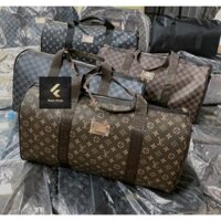 Balo đựng quần áo BL01, Túi du lịch lv cao cấp ảnh thật loại 1 dây chữ