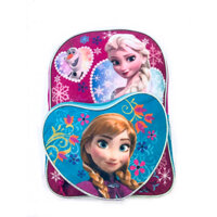 Balo Frozen Elsa Anna và Olaf trái tim cho nữ sinh tiểu học xanh hồng