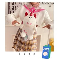 Balo gấu bông Pony unicorn xinh xắn dễ thương đáng yêu