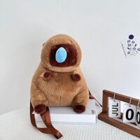balo gấu capybara balo gấu capybara balo học sinh cấp 2 balo nữ mini cặp đi học nữ cấp 2 balo cute nữ túi hình thú bông