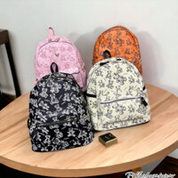 Balo gấu kiểu mới, balo đi học, ba lô thời trang gấu đen da dày thời trang