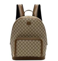 Balo Gucci GG Supreme Backpack 'Beige Brown'