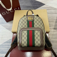 Balo Gucci Ophidia GG Small Siêu Cấp Màu Nâu Hoạ Tiết Monogram 23x29x14cm