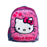 Balo Hello Kitty tím hồng nhung 3D cho nữ sinh