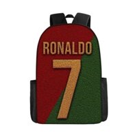 Balo hình bóng đá Ronaldo xung quanh cặp sách học sinh học đường cặp sách 16 inch trẻ em xuyên biên giới