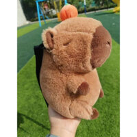 Balo Hình Capybara Dễ Thương . Balo Vải Bông Hình Capybara Xinh Xắn