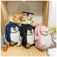 Balo hình chim cánh cụt cho nam nữ đi học  thời trang urzang