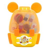 Balo hình gấu kem và thức ăn nhanh LH16880935 C409 (Vàng)