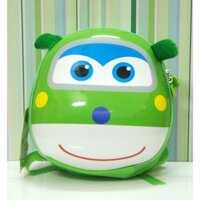 Balo hình máy bay xanh lá cây