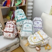Balo hoạ tiết gấu cute kèm gấu panda 50