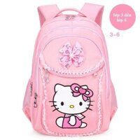 Balo Học Sinh Bé Gái Xinh Xắn, Balo Học Sinh Tiểu Học Hello Kitty Cao Cấp - 1623