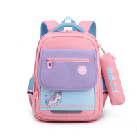 Balo học sinh cấp 1 và 2 siêu nhẹ chống gù chống nước cao cấp phong cách mới