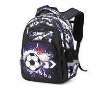 Balo học sinh cấp 1và 2 siêu nhẹ chống gù chống nước cao cấp phong cách nhật bản - Đen