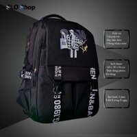 Balo học sinh cấp 2 và cấp 3 màu đen dùng cho cả nam và nữ là mẫu hots nhất hiện nay