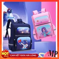 Balo học sinh chống gù lưng cao cấp cho bé trai và bé gái học tiểu học, Cặp sách học sinh cho bé lớp 1-4 chống thấm nước
