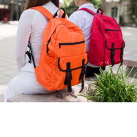 Balo học sinh, sinh viên thời trang unisex với chất dù nhẹ bền (BL D HỘP 2K ) - BOM