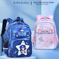 Balo học sinh tiểu học cặp đi học cho bé trai gái cấp 1 vải cao cấp nhiều ngăn đựng BF18-152