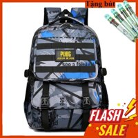 Balo học sinh trung học cấp 2, 3 Cặp cho bé trai nam nữ thời trang đi học cho học sinh sinh viên Họa tiết pugb siêu chất