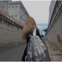 balo hologram mặt cười ullzang cute