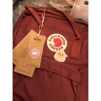 Balo kanken quai đỏ( tặng kèm sticker)
