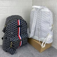 Balo kẻ dọc , Balo size 40 đựng vừa a4 hàng loại 1 hoạ tiết 3 sọc đỏ ,xanh dđi học đi làm