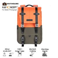 Balo K&F Concept đựng máy ảnh chống nước thao tác nhanh | KF13.087AV1| Hàng chính hãng - Cam ( Orange)