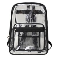 balo kiếng trong suốt PVC hộp có khóa ngang balo đi học balo trong suốt đi học balo thời trang balo nam và nữ TA0199