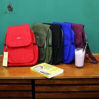Balo KIPLING nắp đậy nút nam châm trang nhã lịch sự cho học sinh, sinh viên phù hợp đem đi học, đi chơi - BL118 - Aluha