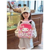 Balo Kuromi , Hello Kitty ,  Balo Cho Bé Gái Siêu Nhẹ Chống Nước Họa Tiết Hoạt Hình Chất Liệu EVA