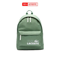 Balo Lacoste Neocroc Contrast Print Backpack NU4220NZ Frene Blanc Phong Cách Thời Trang