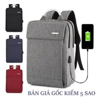 Balo laptop 14 ~ 15 inch cho học sinh, sinh viên - Chất liệu vải dù, phong cách Hàn Quốc phù hợp đi học, đi làm