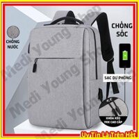 Balo Laptop, Cặp Đựng Laptop 15.6 inch Đẹp Và Chống Sốc Dùng Đi Làm Đi Chơi Đi Du Lịch Medi Young Shop