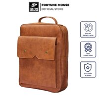 Balo laptop da PU cao cấp chống nước Fortune Mouse A30