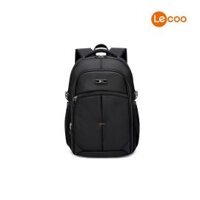 Balo laptop Lecoo 18 inch BG02 - Màu đen; Vải Oxford không thấm nước; 9 ngăn