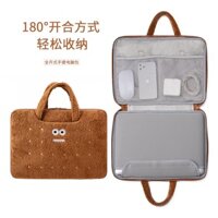 balo laptop túi đựng máy tính túi đựng laptop 13 inch túi đựng laptop 14 inchTúi đựng Laptop thêu di động nữ hoạt hình dễ thương Apple 44cm 47 / 52 / 53cm Chống sốc