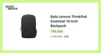 Balo Lenovo ThinkPad Essential 16-inch Backpack