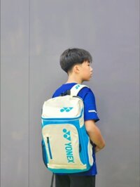 BALO LINING Trắng Xanh Dương (logo Xanh)