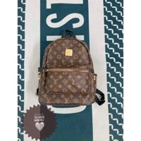 Balo louis vuitton . Cặp sách đi học LV nâu , học sinh sinh viên