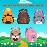 Balo Mầm Non ZM BABY Cho Bé Siêu Nhẹ, Dây Đeo Dày Dặn, Đệm Lưng Thoáng Khí Phong Cách Thú Cưng Dễ Thương - BL048
