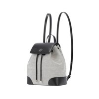 Balo MARHEN.J Noble Apple Leather màu đen ba lô chất liệu vải và da thuần chay Hàn Quốc